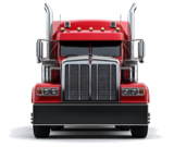 Masagana Trucking red semi-truck logo